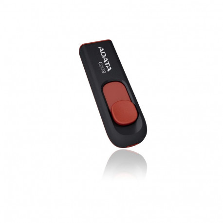 ADATA mälupulk C008 64GB USB Type-A, must/punane