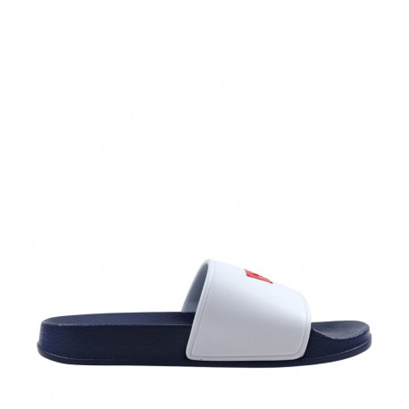 Klapki damskie Levi's Pool biało-granatowe VPOL0187S-0122