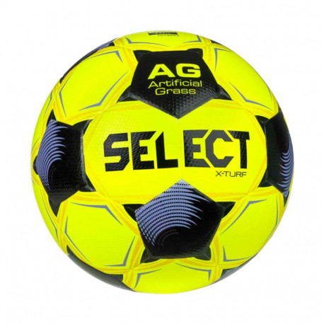 Piłka nożna Select X-Turf v26 FIFA Basic żółto-czarno-fioletowa 1021583/120081 5