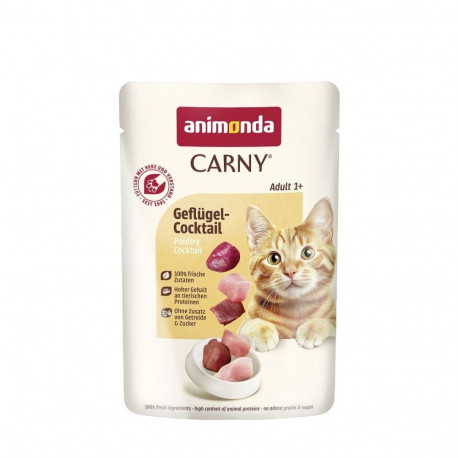 ANIMONDA Carny Adult linnulihacocktail märg kassitoit 85g