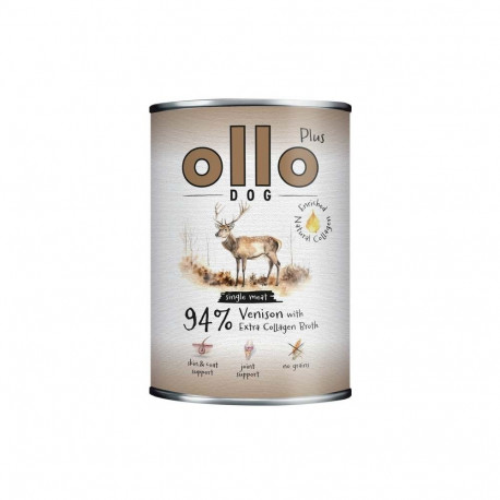 OLLO Plus märg koeratoit monoproteiinne kollageeniga hirvega 800g