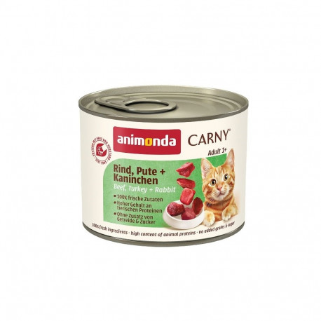 ANIMONDA Carny Adult Beef, turkey and rabbit - wet cat food - 200g