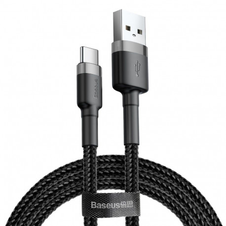 Baseus USB-kaabel CATKLF-CG1 2m USB A USB C, must, hall