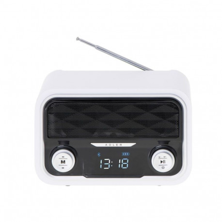 Adler raadio AD 1185 portatiivne, valge