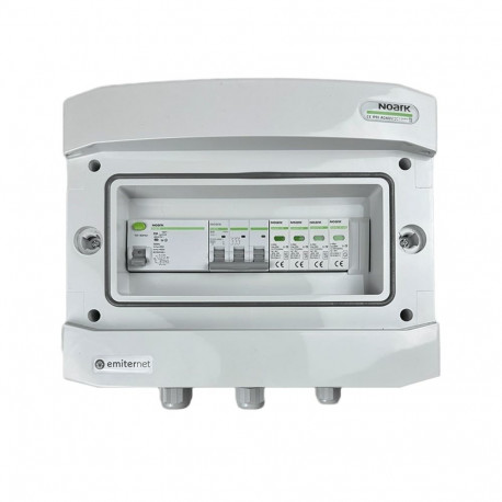 EMITTER hermeetiline IP65 lülitusseade koos ülepingekaitsmega AC Noark type 2 40A 3-F RCD type A 63A