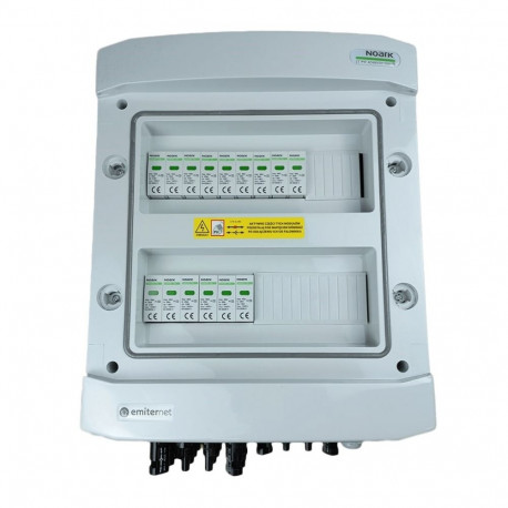 EMITTER DC jaotuskast lülituskapi külge kinnitatud hermeetiline IP65 koos Noark 1000V type 2 DC ülep