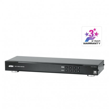 ATEN 4 x 4 4K HDMI Audio/Video Matrix Switch