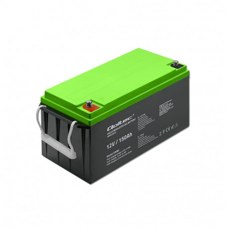 Qoltec Battery żelowy | 12V | 150Ah | GEL | 41.8kg