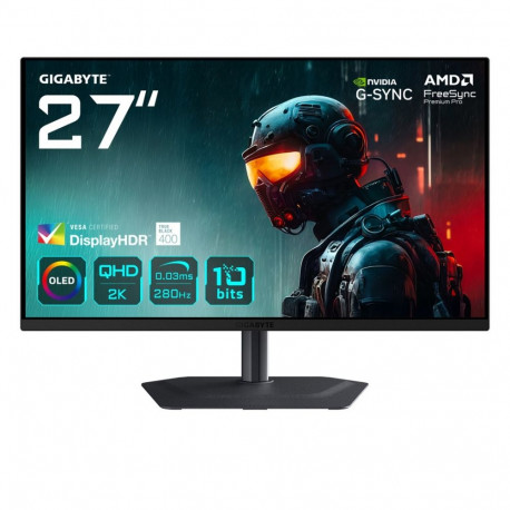 GIGABYTE mängumonitor MO27Q2A 27” OLED 2K QHD