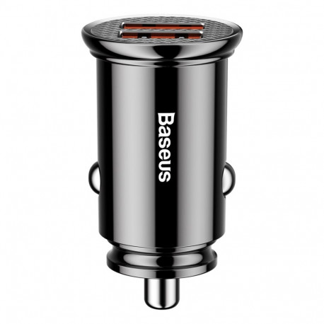 Baseus mobiilseadmete autolaadija AB30BK, must