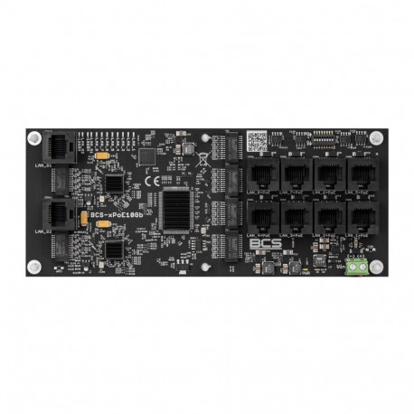 BCS võrgulüliti BCS-XPOE10GB-II haldamata Fast Ethernet (10/100) Power over Ethernet (PoE), must