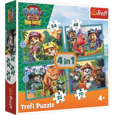 TREFL PAW PATROL Puzzle 4 in 1 set