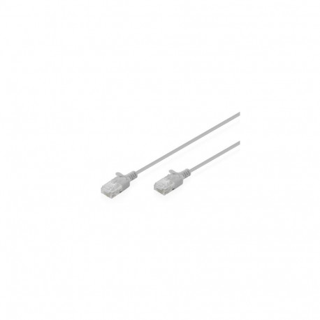 Digitus CAT 6 U-UTP Slim patch cable, 1.5 m, gray