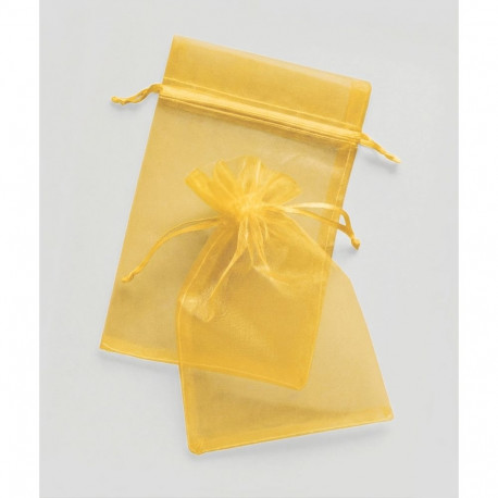 Kuldne organza kott 10x15cm, 10tk/pakis