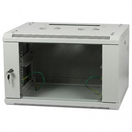 ALLNET võrgukapp 19" 15HE SMA-seeria T600mm 1-osaline monteerimata (flat pack), helehall