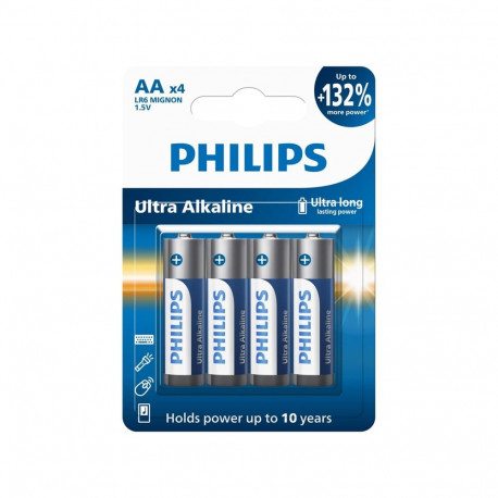 "Philips Ultra Alkaline AA Batterie"