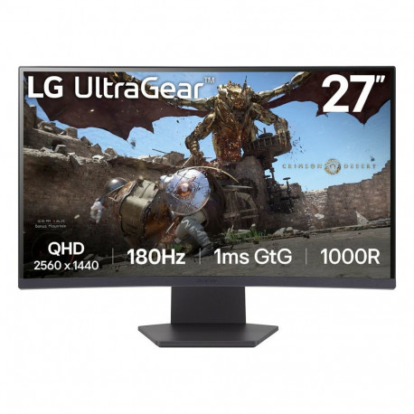 monitor 27GS60QC-B 27 QHD VA kaardus 1ms 180Hz