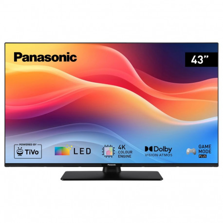 LED-teler TB-43W61AEZC UHD 4K HDR multituuner TIVO, must