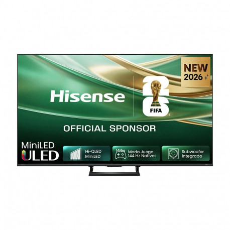Hisense nutiteler 75E8S 189,0cm/75" 3840x2160 4K ULED 8ms 144Hz HDMI USB WiFi Bluetooth, must/hall