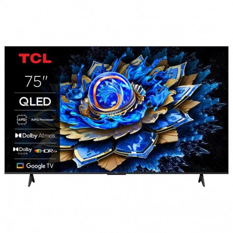 "190,5cm/75"" TCL 75T6C QLED TV 4K UHD HVA HDR10+ Dolby Vision HDMI 2.1 Google TV"