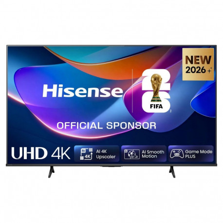 Hisense nutiteler 65A6S 164,0cm/65" (3840x2160) 4K UHD 8ms 60Hz HDMI USB HDR WiFi Bluetooth, must/ha