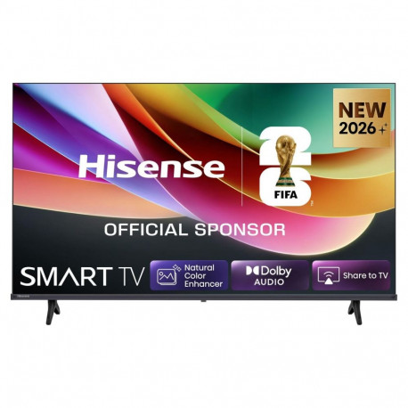 "100,0cm/40"" (1920x1080) Hisense 40A49S Smart TV FHD DLED 9,5ms 60Hz HDMI USB LAN HDR VESA WiFi Bla