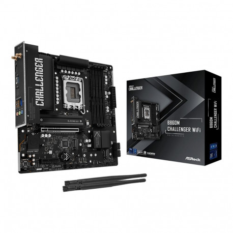 "ASRock B860M Challenger WiFi 1851 mATX HDMI/DP DDR5"