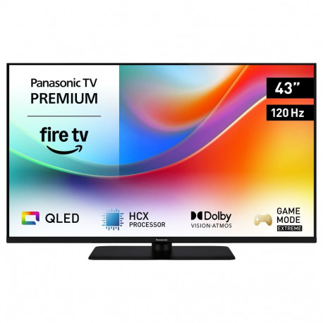 "109,2cm/43"" (3840x2160) Panasonic TV-43W85B 16:9 4K QLED 120Hz Fire TV HDR Dolby Atmos"