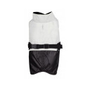 JACKET FOR DOGS FLUO BLACK. WHITE 40