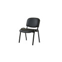 CHAIR ISO BLACK LEATHER DC-221