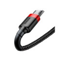 USB Cable - Baseus Cafule 1.5a 2m, Red/black