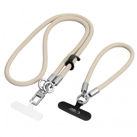 TECH-PROTECT C10S ROPE CROSSBODY & WRIST DESERT BEIGE/TITANIUM