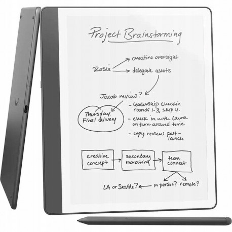 Ebook New Kindle Scribe - 2024 release 10.2" glare-free 32 GB Wi-Fi (Without Lockscreen Ads) with Pr