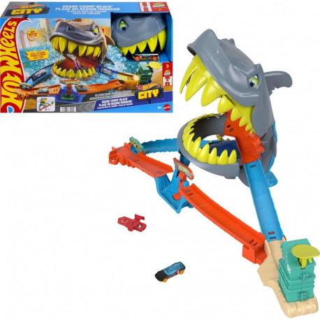 Hot Wheels mängukomplekt JHL96 City Shark Chomp Beach 194735335015