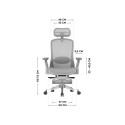 Fotel obrotowy Leadpro 8.7 Grey