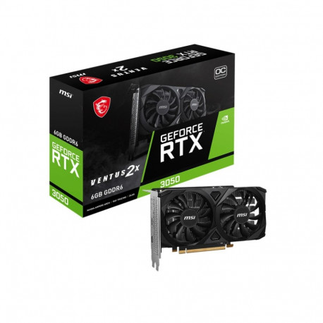 GeForce videokaart RTX 3050 VENTUS 2X E 6G OC