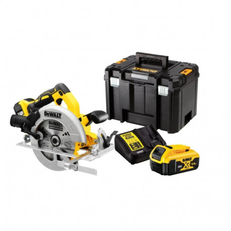 DeWALT kaasaskantav ketassaag DCS570P2-QW 18.4cm 5500RPM, kollane
