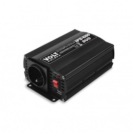 Converter Volt Polska inverter IPS-600 DUO 12V 24V/230V 300/600W