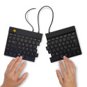 R-Go Tools Ergonomic keyboard R-Go Split Break v2 with break software, ergonomic split keyboard, QWE
