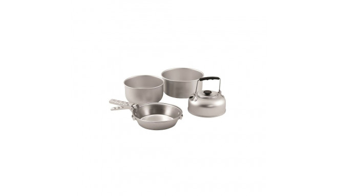 Easy Camp Adventure Cook Set M Silver Aluminium