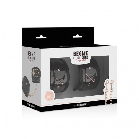 BEGME -  BLACK EDITION PREMIUM HANDCUFFS WITH NEOPRENE LINING