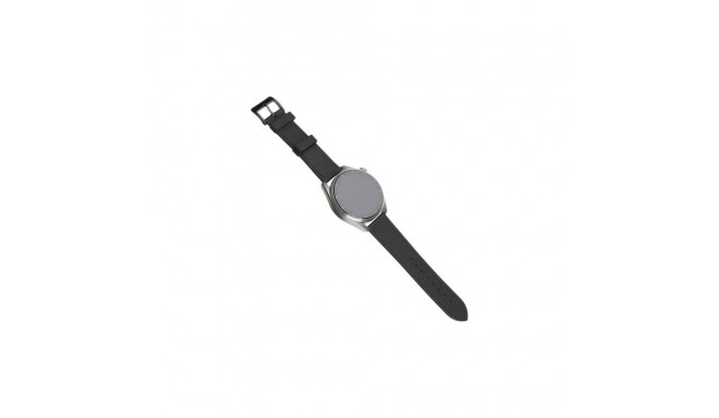fixed | Leather Strap with Quick Release 20mm for Smartwatch | Black