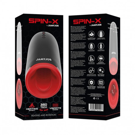 JAMYJOB - SPIN-X HEATING AND ROTATION MASTURBATOR