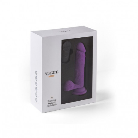 REALISTIC vibraator R12 14.4cm, lilla
