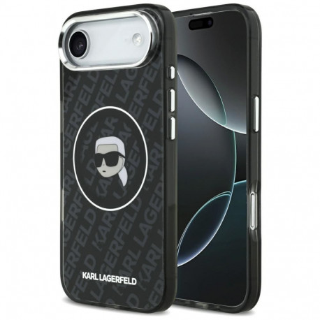 Karl Lagerfeld Karl Lagerfeld IML Karl Head Logo MagSafe Case for iPhone 17 Air - Black