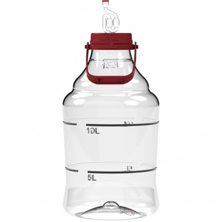 Browin 644315, 15 L, polüpropüleen, BPA-vaba, lai ava, käepide, õhulukk, mõõteskaala