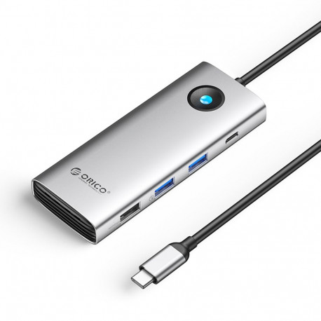 Orico PW11 8in1 USB-C Docking Station 2x USB-A 3.0 1x USB-A 2.0 1x USB-C 3.0 1x USB-C PD 100W 1x HDM