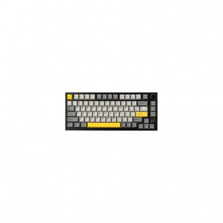 AK820 Pro Flying Fish Switch Keyboard Black-Gray-Yellow-3 Model RGB