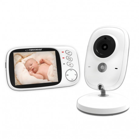 Esperanza EHM002 LCD Baby Monitor 3,2" White