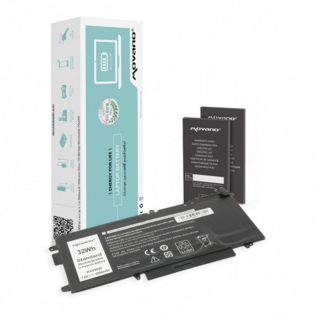 Aku K5XWW Dell Latitude 5289/7390 2-in-1 jaoks 4200mAh (32Wh)